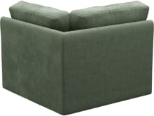 Monica Tribute Dark Jade Corner Sofa Chair Module color Tribute Dark Jade