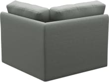 Monica Tribute Storm Corner Sofa Chair Module color Tribute Storm