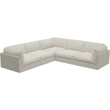Finley Boucle Ivory Corner Sofa - 5 Seater color Boucle Ivory