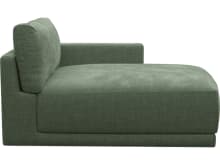 Haven Tribute Dark Jade Right Arm Facing Chaise Module color Tribute Dark Jade