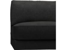 Monica California Charcoal Armless Sofa Chair Module color California Charcoal