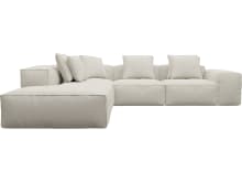 Riley Toorak Pearl Modular Sofa - Arm, 2x Armless, Corner, Left Terminal color Toorak Pearl