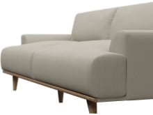 Dane Plaza Natural Sofa - 3 Seater color Plaza Natural