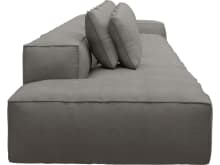 Riley Isla Soft Grey Modular Sofa - 1x Arm, 4x Armless, 1x Left Terminal color Isla Soft Grey