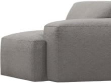 Copenhagen Boucle Pumice Right Arm Facing Sofa Module color Boucle Pumice