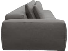 Riley California Slate Modular Sofa - 1x Arm, 4x Armless, 1x Right Terminal color California Slate