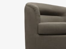 Penelope Swivel Chair Muse Mink color Muse Mink