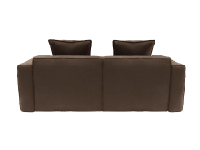 Riley Apt Muse Chocolate Sofa - 2 Seater color Muse Chocolate