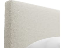 Haven Gas Lift Bed Boucle Ivory color Boucle Ivory