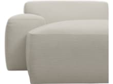 Copenhagen Toorak Pearl Left Arm Facing Chaise Module color Toorak Pearl