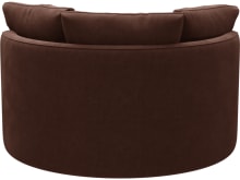 Adore Muse Rust Swivel Chair color Muse Rust