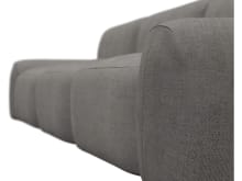 Beckett Isla Soft Grey Modular Sofa - 3 Seater color Isla Soft Grey