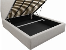 Willow Gas Lift Bed Avon Mineral color Avon Mineral