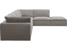 Cloud Deep Boucle Pumice Modular Sofa - 6 Piece color Boucle Pumice