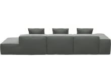 Riley Tribute Storm Modular Sofa - 1x Arm, 2x Armless, 1x Right Terminal color Tribute Storm