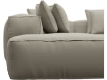 Riley Plaza Natural Modular Sofa - Arm, 2x Armless, Corner, Left Terminal color Plaza Natural