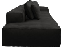 Riley California Charcoal Modular Sofa - 1x Arm, 3x Armless, 1x Left Terminal color California Charcoal