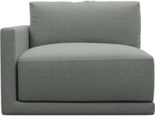 Haven Tribute Storm Left Arm Facing Chair Sofa Module color Tribute Storm