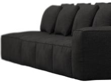 Riley California Charcoal Modular Sofa - 1x Arm, 3x Armless, 1x Left Terminal color California Charcoal