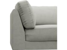 Monica Toorak Pebble Corner Sofa Chair Module color Toorak Pebble