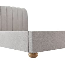 Maeve Boucle Bed Frame Pumice color Boucle Pumice