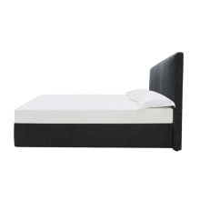 Havana Gas Lift Bed California Charcoal color California Charcoal