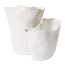 Kerry Vase White - 20cm 