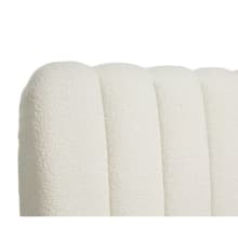 Maeve Boucle Bed Gas Lift Frame Ivory color Boucle Ivory