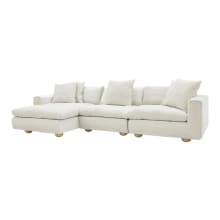 Tully Muse Flax Chaise Sofa - 3 Seater color Muse Flax