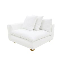 Tully Muse Frost Left Arm Facing Chair Module color Muse Frost