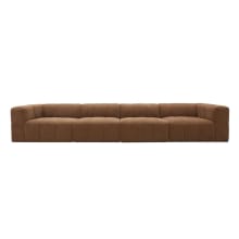 Lucello Tribute Chestnut Modular Sofa - 4 Piece color Tribute Chestnut