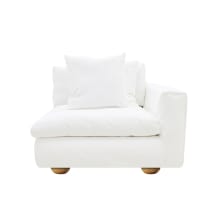 Tully Sofa Modules Slip Covers Muse Frost color Muse Frost