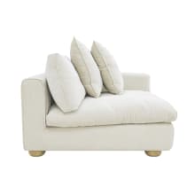 Tully Muse Flax Right Arm Facing Chair Module color Muse Flax