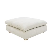 Tully Muse Flax Ottoman color Muse Flax