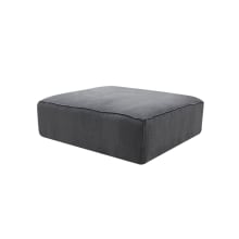 Riley Linen Charcoal Modular Big Ottoman color Linen Charcoal