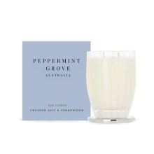Peppermint Grove Crushed Salt & Cedarwood Large Soy Candles 370g 