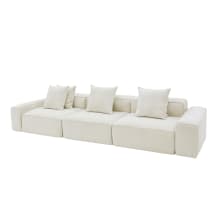 Riley Muse Flax Modular Sofa - 3 Seater color Muse Flax