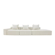 Riley Muse Flax Modular Sofa - 1x Arm, 2x Armless, 1x Right Terminal color Muse Flax