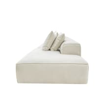 Riley Muse Flax Modular Sofa - 1x Arm, 4x Armless, 1x Right Terminal color Muse Flax