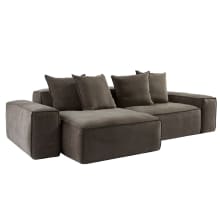 Riley Muse Mink Modular Sofa - 2 Seater Chaise color Muse Mink