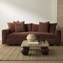 Tully Muse Rust Sofa - 3.5 Seater color Muse Rust