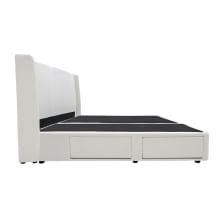 Wing Drawer Bed California Ivory color California Ivory