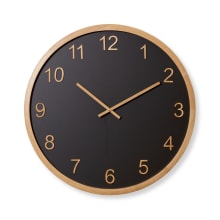 Kaylen Wall Clock Black - 60cm x 5cm color Black