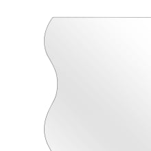 Bello Wall Mirror Black - 75cm x 90cm color Black