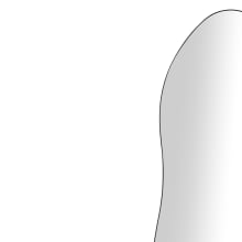 Guell Wall Mirror Black - 45cm x 98cm color Black