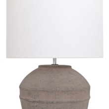 Elanor Ceramic Table Lamp Brown color Grey