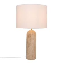 Travis Travertine Table Lamp Natural color Natural