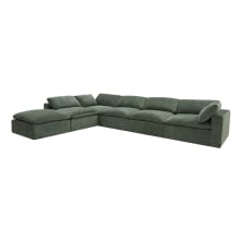 Cloud Deep Muse Forest Modular Sofa - 6 Piece color Muse Forest