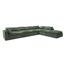 Cloud Deep Muse Forest Modular Sofa - 6 Piece color Muse Forest