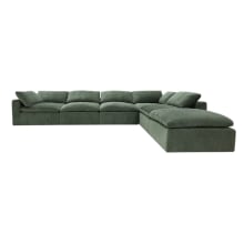 Cloud Deep Muse Forest Modular Sofa - 6 Piece color Muse Forest